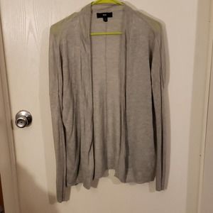 Gray long sleeve cardigan. Light weight